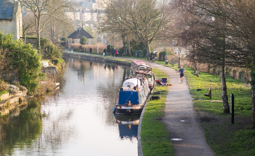 Boats on the Kennet and Avon Canal